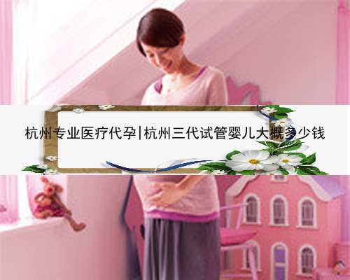杭州专业医疗代孕|杭州三代试管婴儿大概多少钱
