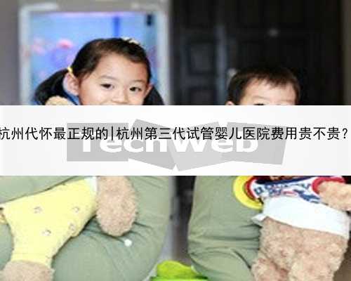 杭州代怀最正规的|杭州第三代试管婴儿医院费用贵不贵？